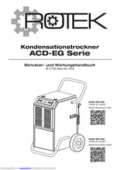 Rotek ACD-EG Serie Benutzer- Und Wartungshandbuch