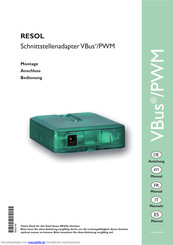 Resol VBus /PWM Montageanleitung