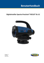 Spectra Precision FOCUS DL-15 Benutzerhandbuch