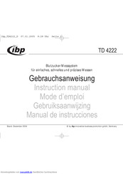 IBP TD 4222 Gebrauchsanweisung