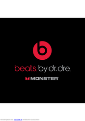 Beats by Dr Dre MONSTER  Beatbox Handbuch Und Garantieschein