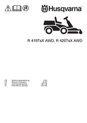 Husqvarna R 420TsX AWD Bedienungsanweisung