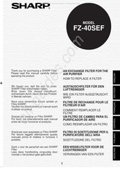 Sharp FZ-40SEF Bedienungsanleitung