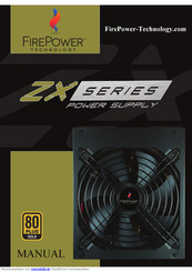 Firepower OCZ-ZX1250W Handbuch