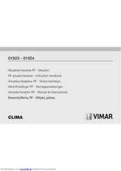 Vimar CLIMA 01924 Montageanweisungen