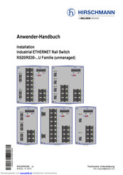 Belden Hirschmann RS20-U Serie Anwenderhandbuch