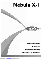Vivaria Nebula X-1 Betriebsanweisung