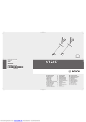 Bosch AFS 23-37 Originalbetriebsanleitung