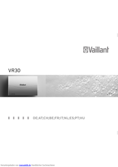 Vaillant VR30 Installationsanleitung