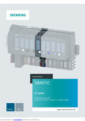 Siemens DI 4x120 230VAC ST Series Gerätehandbuch