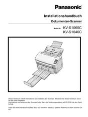 Panasonic KV-S1046C Installationshandbuch