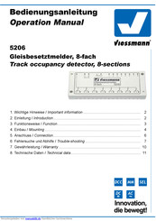 Viessmann 5206 Bedienungsanleitung