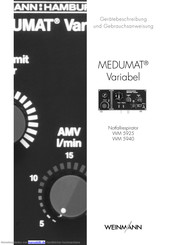 Weinmann MEDUMAT WM 5940 Gerätebeschreibung Und Gebrauchsanweisung