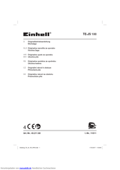 EINHELL TE-JS 100 Originalbetriebsanleitung