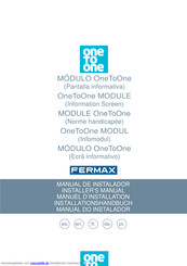 Fermax OneToOne Installationshandbuch