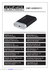 Konig Electronic CMP-USBDVI11 Anleitung