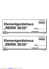 Joda RERIK 30-20 Montageanleitung