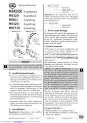 Siko MRF320 Benutzerinformation