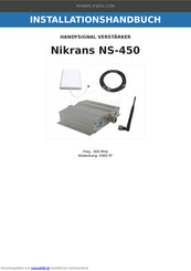 MyAmplifiers Nikrans NS-450 Installationshandbuch