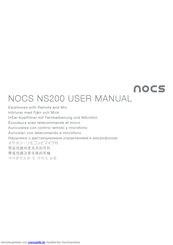 NOCS NS200 Bedienungsanleitung