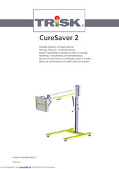 Hedson TRISK CureSaver 2 Montage, Gebrauchs- Ersatzteilanweisung