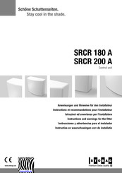 Stobag SRCR 180 A Anweisungen Und Hinweise Für Den Installateur