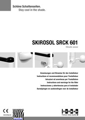 Stobag SKIROSOL SRCK 601 Anweisungen Und Hinweise Für Den Installateur