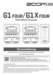 Zoom G1 Four Kurzanleitung