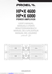 PROEL HP-X 6000 Benutzerhandbuch