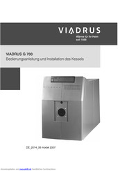 Viadrus G 700 Bedienungsanleitung