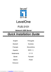 Level One FUS-3101 Kurzanleitung