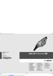 Bosch GAS 12V Professional Originalbetriebsanleitung