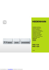 HEIDENHAIN MSE 1320 Serie Installationsanleitung