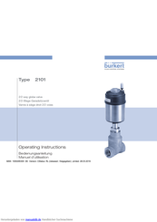 Burkert 2101 Bedienungsanleitung