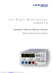 Hameg Instruments HM8010 Handbuch