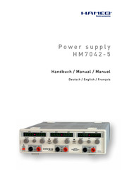 Hameg Triple Power supply HM7042-5 Handbuch