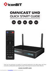 IconBiT OMNICAST UHD Schnellstartanleitung