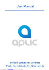 APLIC 302656/20170621SZ187 Bedienungsanleitung