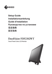 Eizo DuraVision FDF2382WT Installationsanleitung
