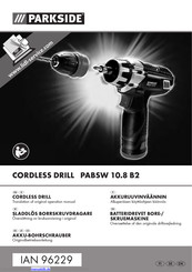 Parkside PABSW 10.8 B2 Originalbetriebsanleitung
