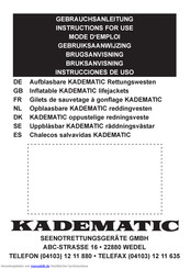 Kadematic NAUTOMATIC 275 AL-F Gebrauchsanleitung