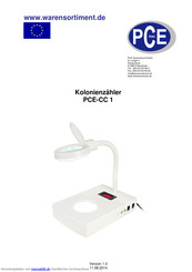 PCE Instruments PCE-CC 1 Betriebsanleitung