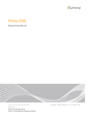 illumina HiSeq 2000 Systemhandbuch