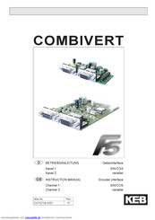 KEB COMBIVERT F5 Series Betriebsanleitung