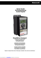 Honeywell SmartDrive Compact COMP230-1P1-20 Schnellanleitung
