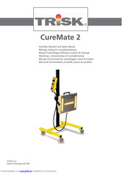 Hedson TRISK CureMate 2 Montage, Gebrauchs- Ersatzteilanweisung