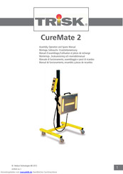 Hedson TRISK CureMate 2 Montage, Gebrauchs- Ersatzteilanweisung