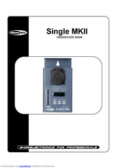 SHOWTEC Single MKII Bedienungsanleitung