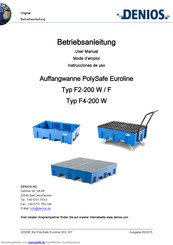 Denios PolySafe Euroline Typ F2-200 F Betriebsanleitung
