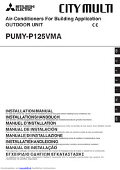 Mitsubishi Electric PUMY-P125VMA Installationshandbuch